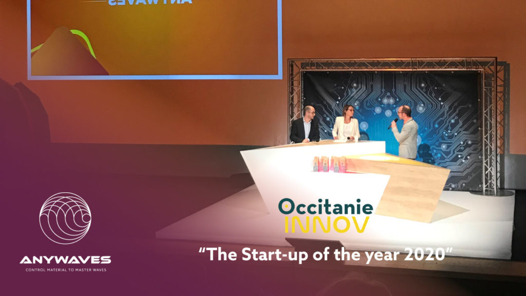 ANYWAVES gets The Start up of the year 2020 award in regional contest Les InnOvations 2020