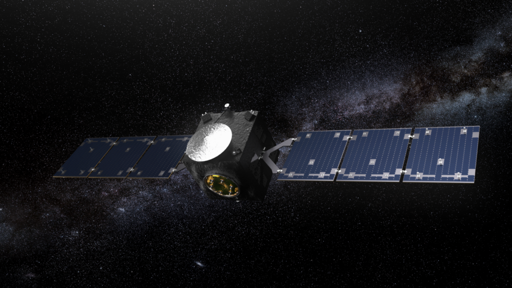 Hera spacecraft pillars